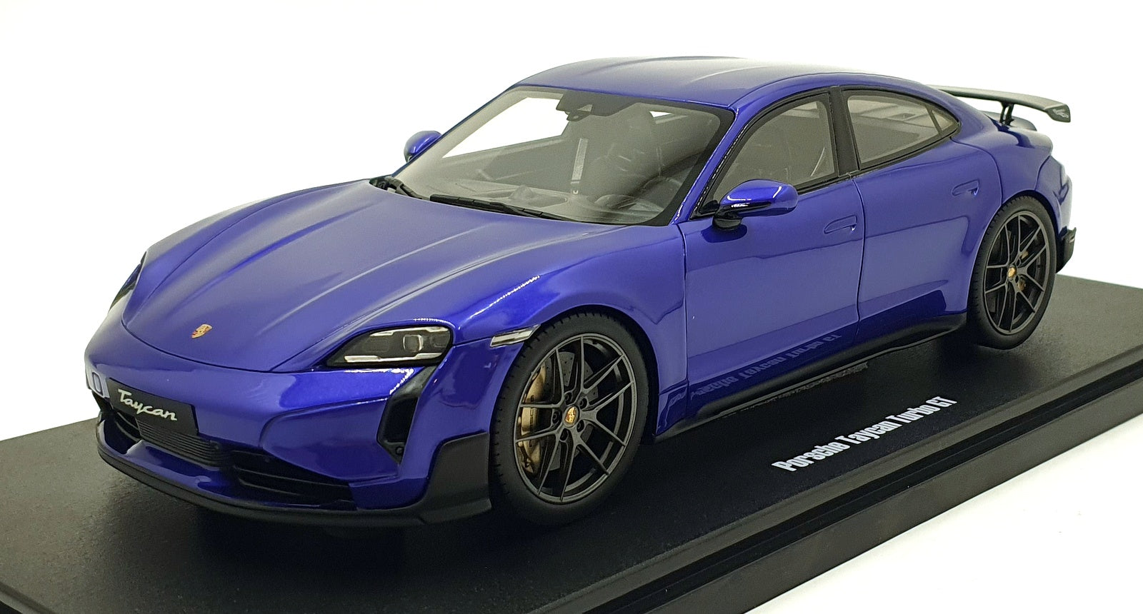 GT Spirit 1/18 Scale Resin GT520 - Porsche Taycan Turbo GT - Met. Purple