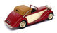 Minimarque 43 1/43 Scale UK2C - 1947 Jaguar 3.5L DHC - Maroon/Cream