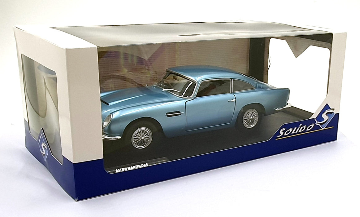 Solido 1/18 Scale Diecast S1807104 - 1964 Aston Martin DB5 - Lt. Met. Blue