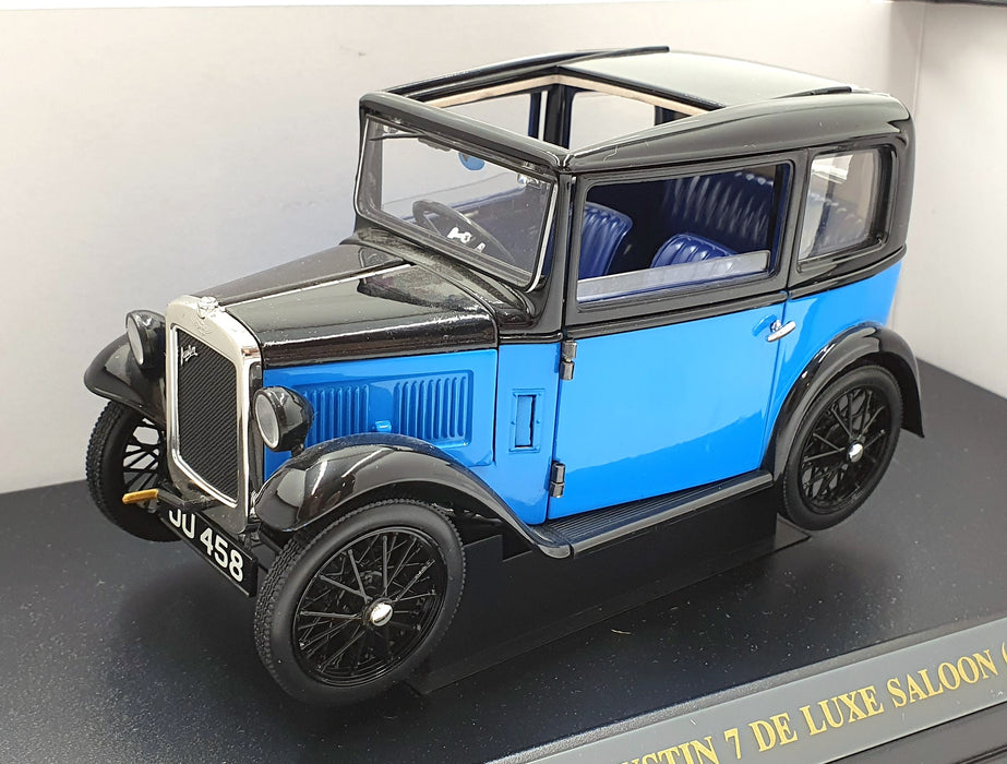 Ricko 1/18 Scale 32130 - 1932 Austin 7 Deluxe Saloon - Blue/Black