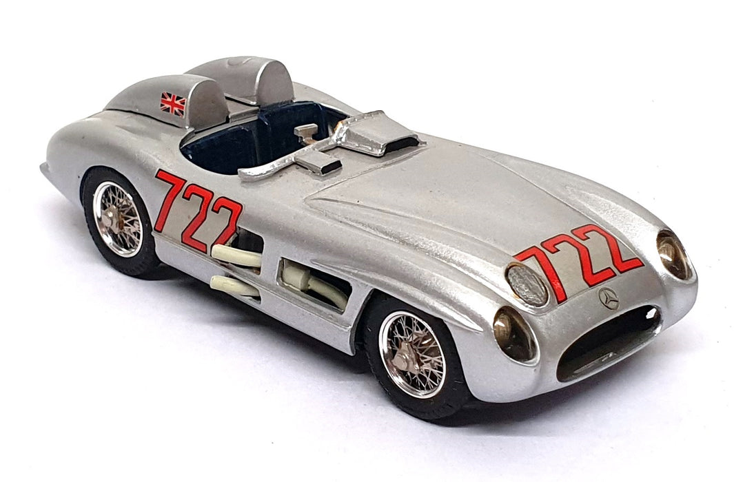 Western Models 1/43 Scale 23126A - Mercedes Benz 300 SLR Race Car - Silver