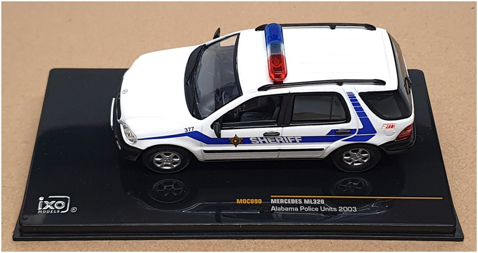 Ixo 1/43 Scale MOC090 - Mercedes ML 320 2003 Alabama Police Units
