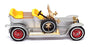 Matchbox Appx 9cm Long Diecast Y-10 - 1906 Rolls Royce Silver Ghost - Silver