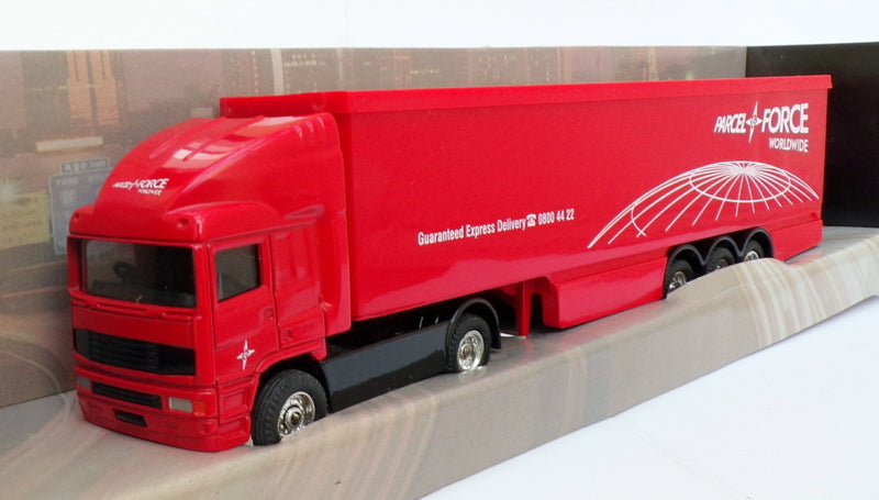 Corgi 1/64 Scale 59542 - ERF Box Trailer Truck Parcel Force - Red