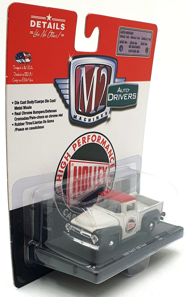 Castline M2 Machines 1/64 Scale R51 - 1956 Ford F-100 Truck - Grey