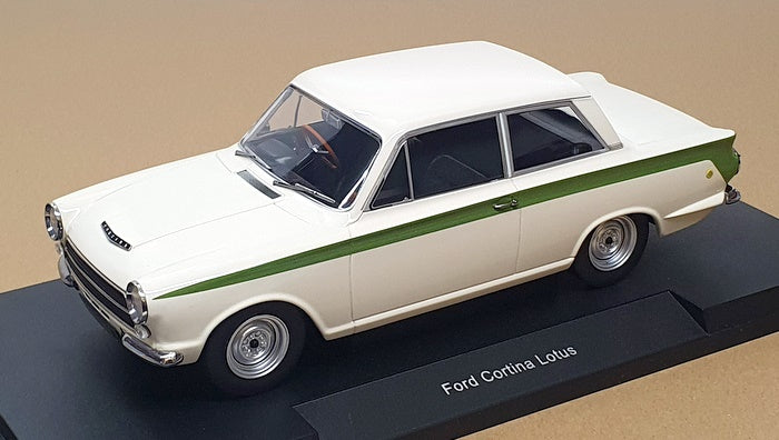 Model Car Group 1/18 Scale MCG18434 - Ford Lotus Cortina - White/Green