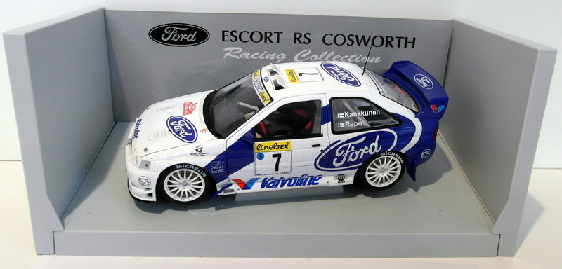 UT Models 1/18 Scale Diecast 39850 Ford Escort Cosworth WRC Kankkunen Repo 1998