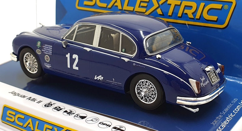 Scalextric 1/32 Scale Slot Car C4596 - Jaguar MkII JAG 400 #12 - Wiliams