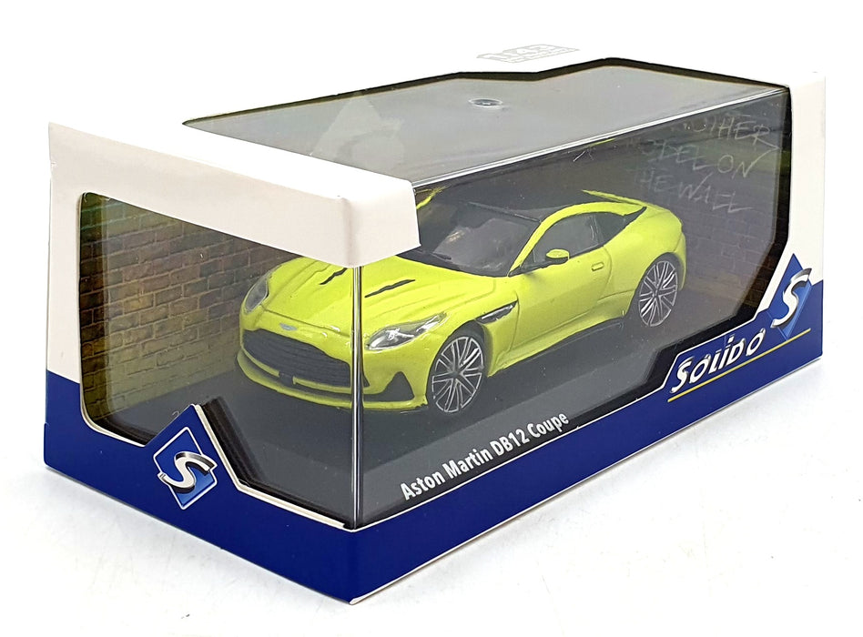 Solido 1/43 Scale Diecast S4315703 - 2023 Aston Martin DB12 - Lime
