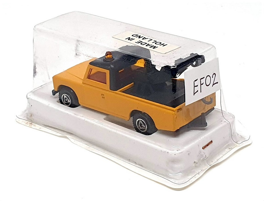 Efsi 1/63 Scale Diecast EF02 - Land Rover Breakdown Truck - Yellow/Black