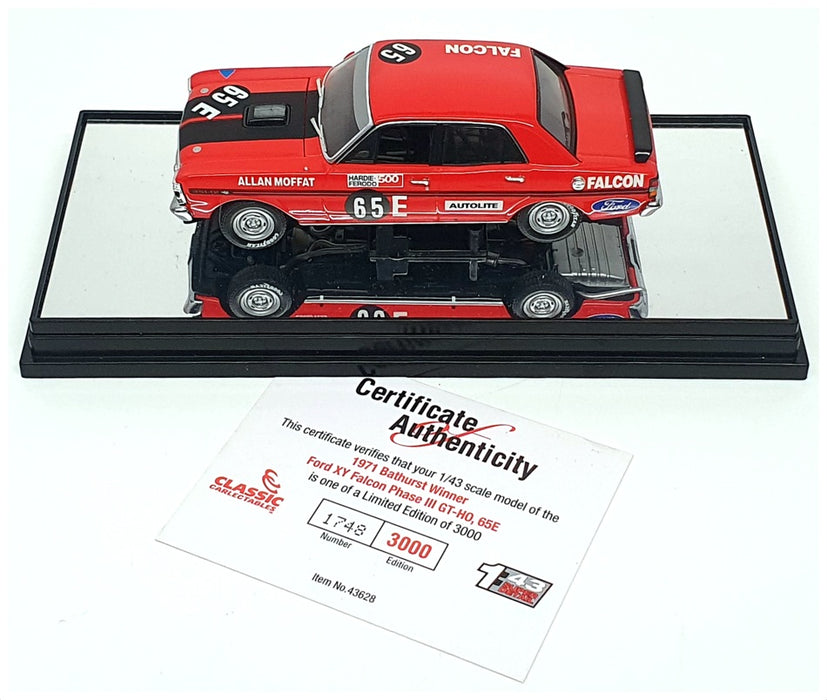 Classic Carlectables 1/43 Scale 43628 - Ford XY Falcon #65E Bathurst Winner 1971