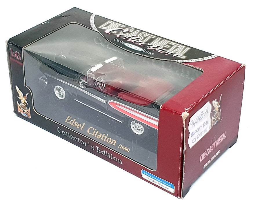 Road Signature 1/43 Scale 94243-A - 1958 Edsel Citation - Black/Red
