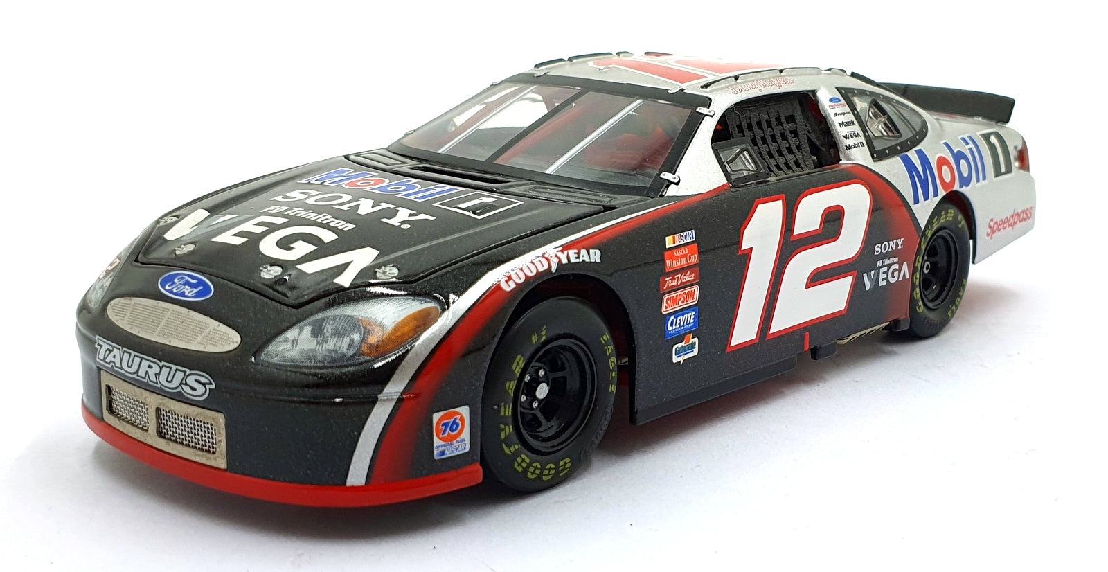 Team Caliber 1/24 Scale O122275SO - 2001 Ford Taurus #12 NASCAR Jeremy Mayfield