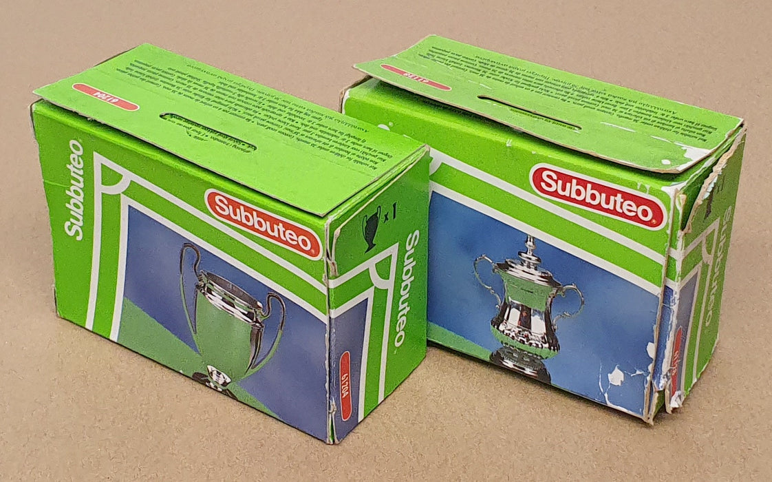 Subbuteo 61204 61128 - European Cup & FA Cup - Silver