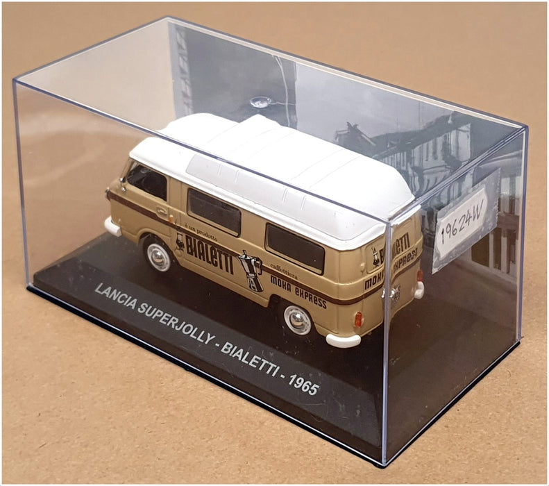 Altaya 1/43 Scale 19624W - 1965 Lancia Superjolly Minibus (Bialetti) Beige/White
