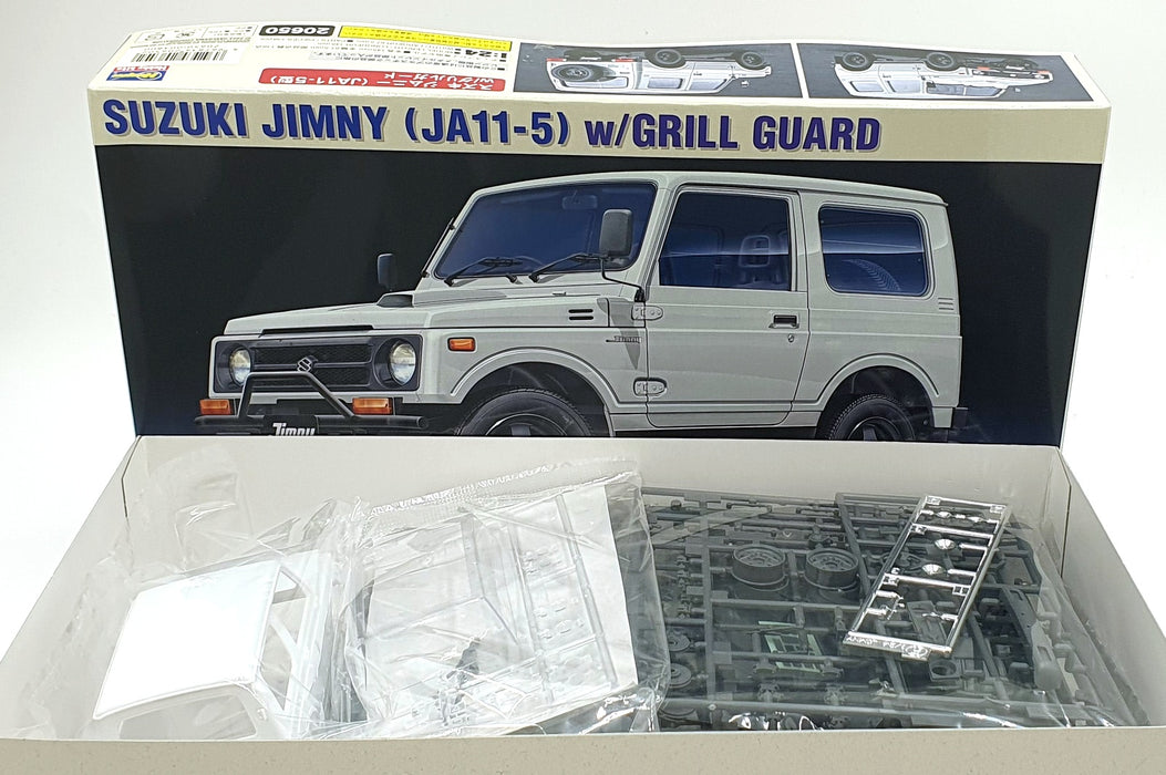 Hasegawa Kits 1/24 Scale 20650 - Suzuki Jimny (JA11-5) w Grill Guard