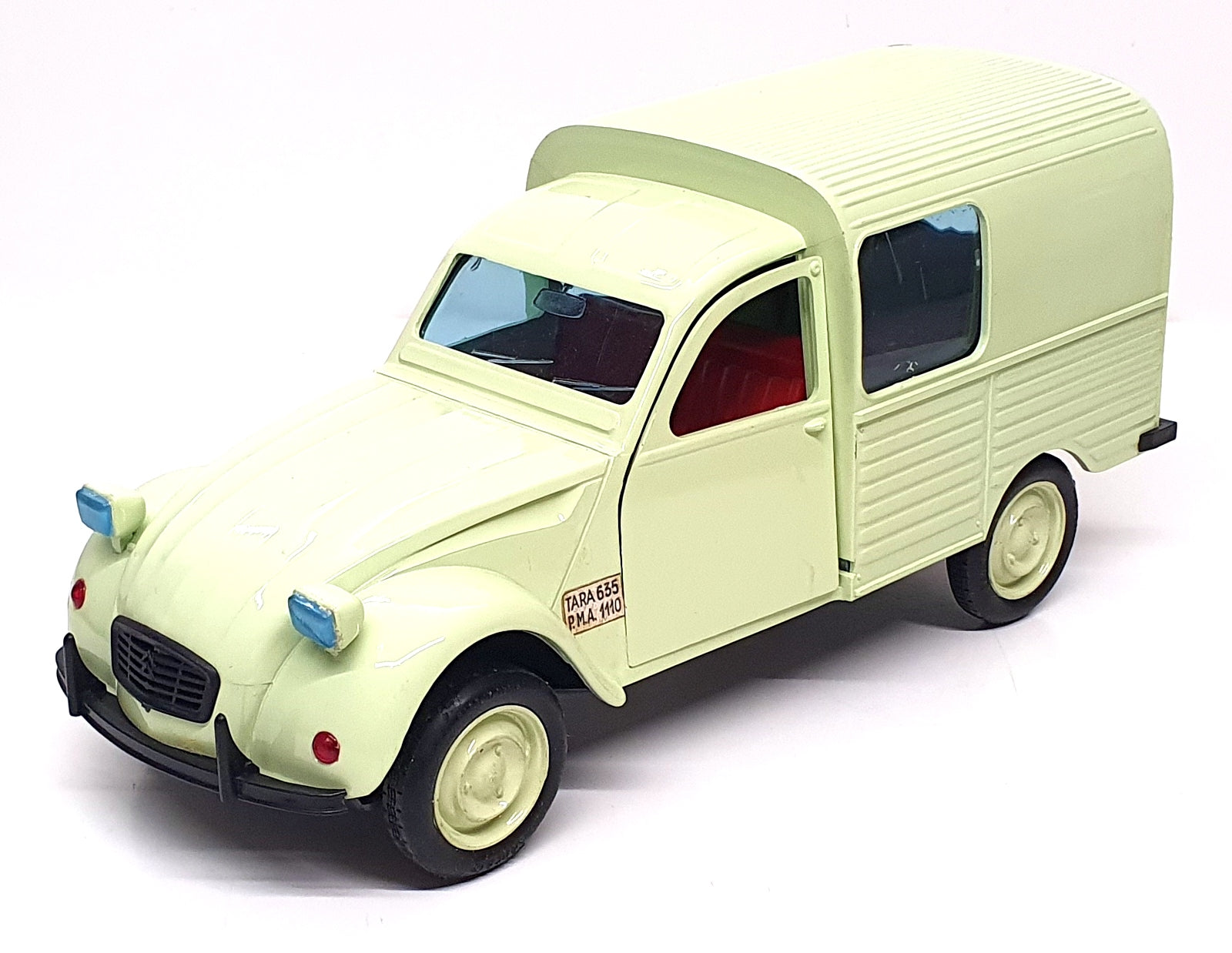 Sanchis 29cm Long Tinplate 321 F - Citroen AKS 400 Friction Van - Lt. Green
