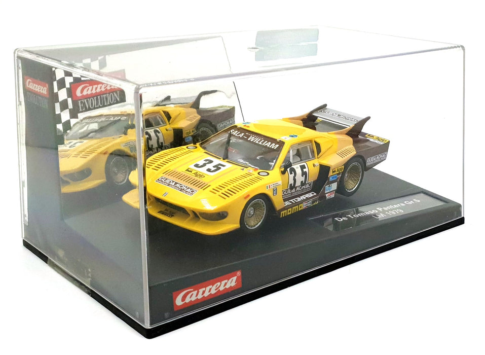 Carrera 1/32 Scale Slot Car 27623 - De Tomaso Pantera Gr. 5 #35 Le Mans 1979