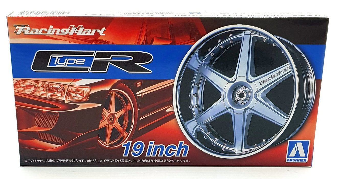 Aoshima 1/24 Scale 05393 - Racing Hart CR Type 19' Wheels & Tyres Set #60