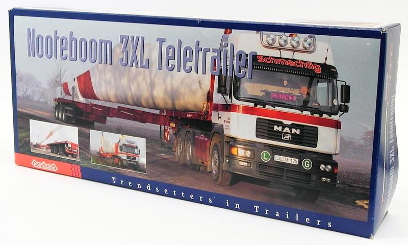 Conrad 1/50 Scale Model Truck 66139/0 - MAN Nooteboom 3XL Teletrailer