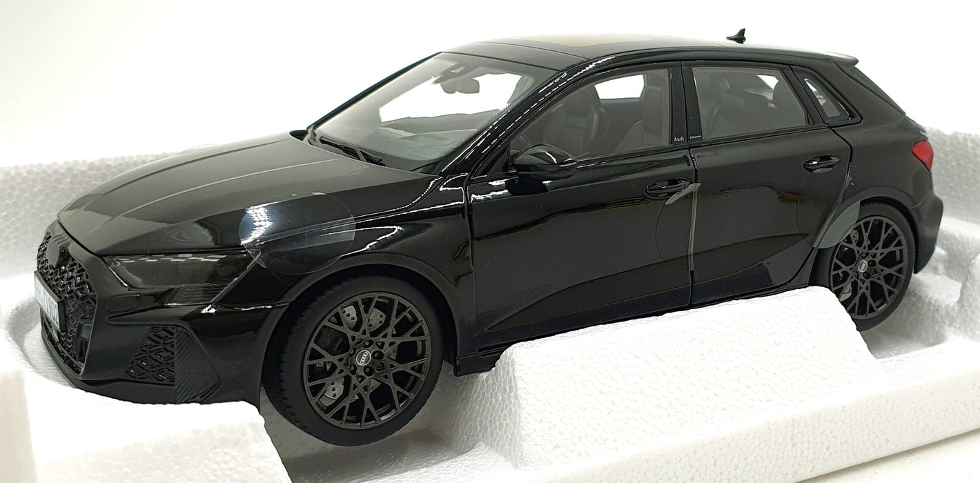 Norev 1/18 Scale 188388 - 2025 Audi RS3 - Met. Black