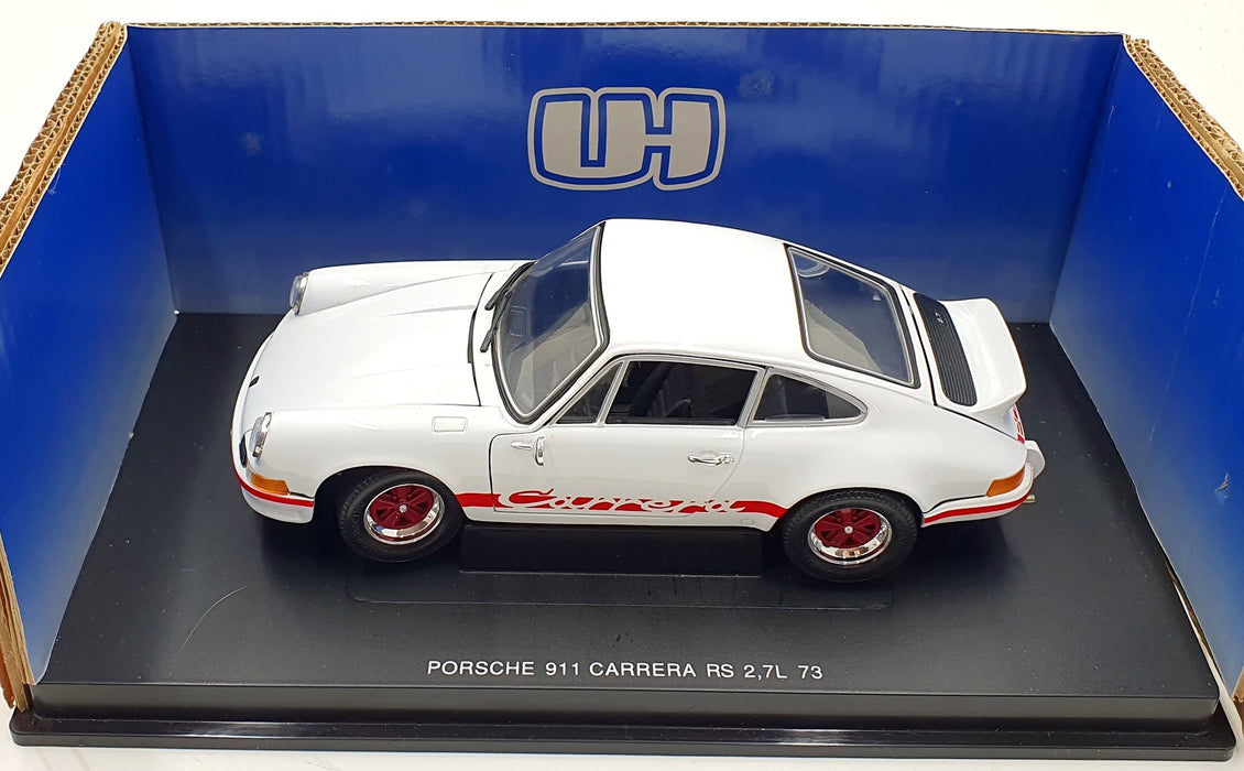 Universal Hobbies 1/18 Scale Diecast 3201 - Porsche 911 RS Carrera 1973 - White