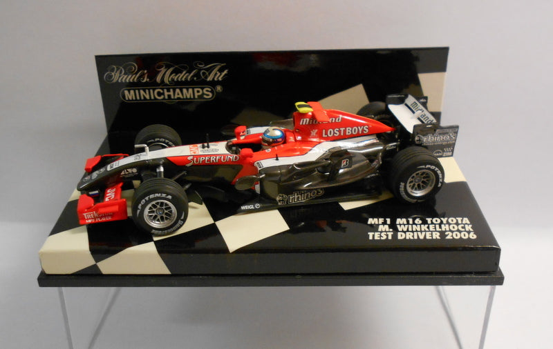 MINICHAMPS F1 1/43 Scale - 400060039 TOYOTA MF1 M16 M.WINKELHOCK 2006