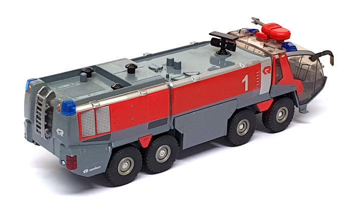Siku 1/50 Scale 2105 - Rosenbauer Airfield Water Cannon Fire Truck - Red/Grey