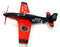 Liberty Speccast Approx 25cm Wingspan 47017 - Red Wolf P-51D Mustang