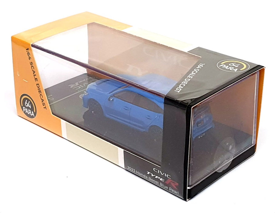 Paragon 1/64 Scale PA-65583 - 2023 Honda Civic Type R FL5 RHD - Boost Blue Pearl
