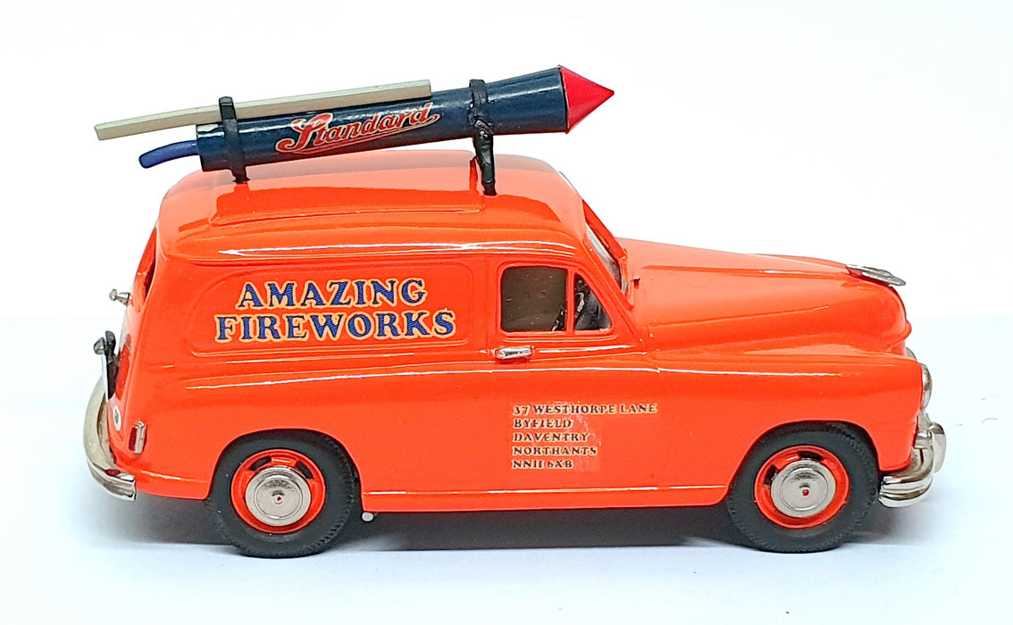 Kenna Models 1/43 Scale AF01 - Standard Vanguard Van Amazing Fireworks - Orange