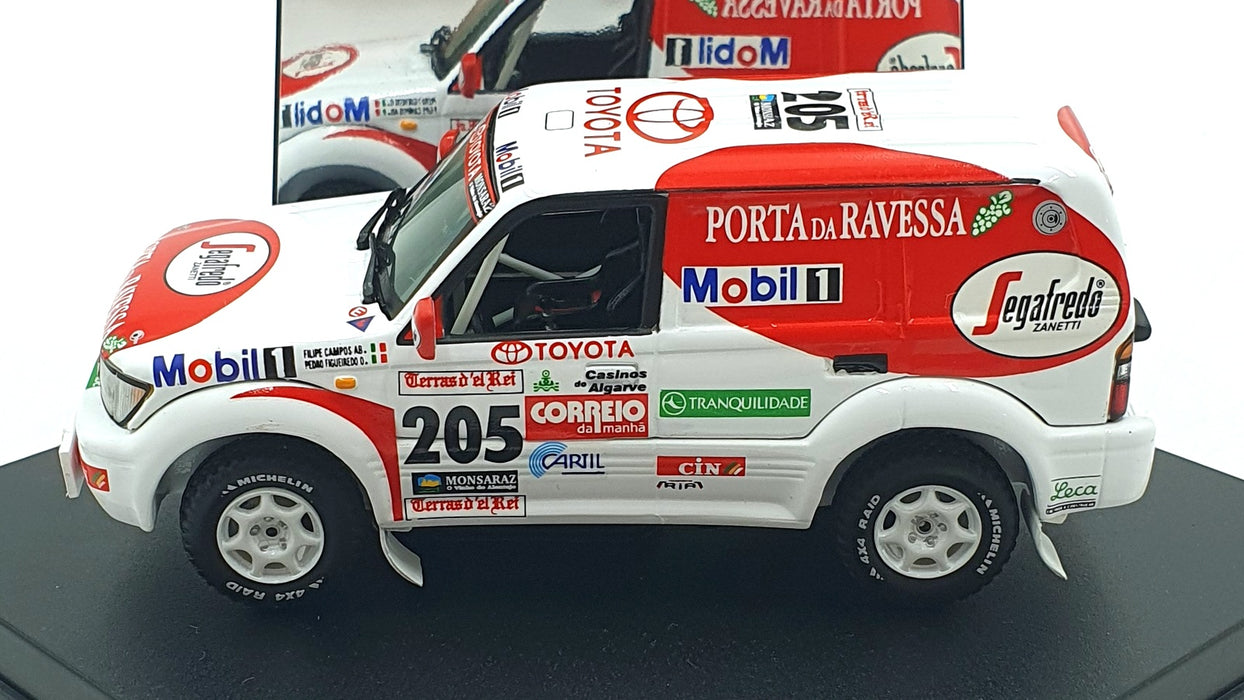 Skid 1/43 Scale SKM133 - Toyota Land Cruiser #205 Portuguese Champion 1998