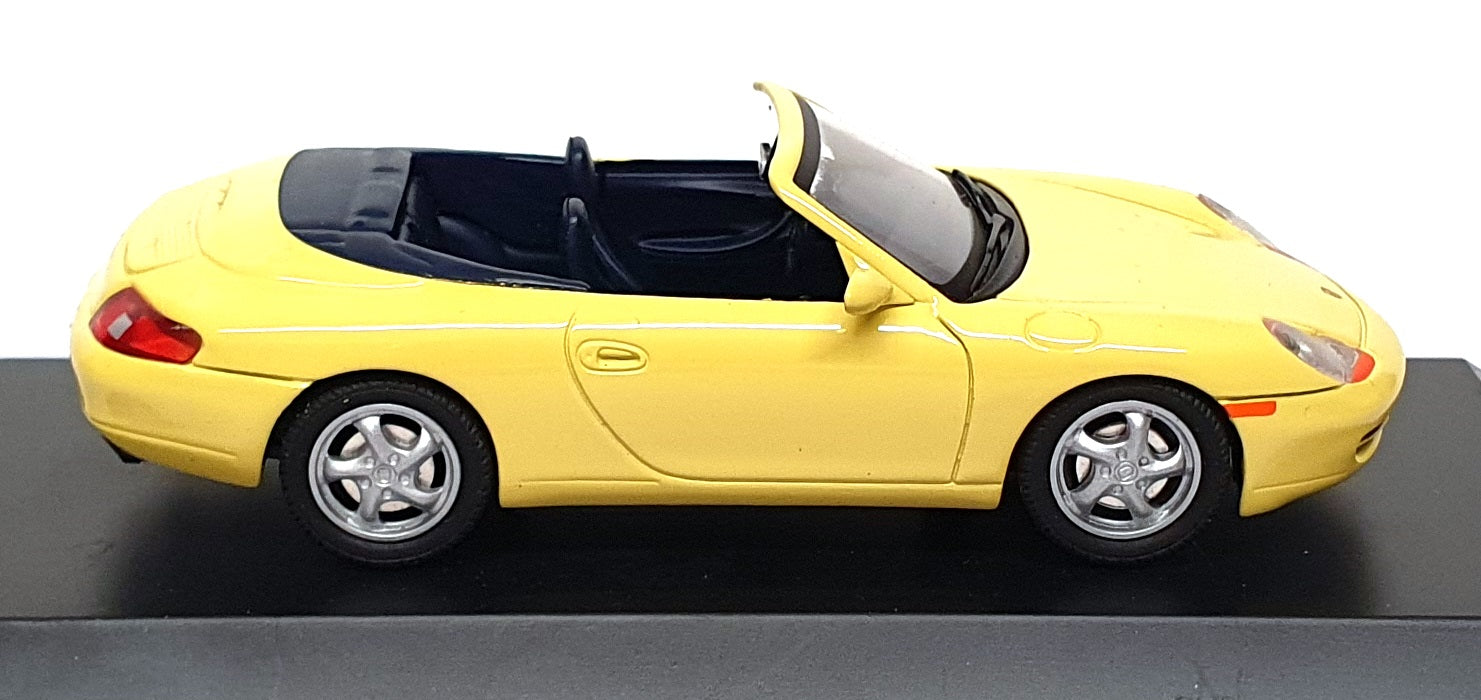Schuco 1/43 Scale WAP 020 050 97 - Porsche 911 Carrera Cabriolet - Yellow