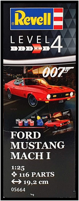 Revell 1/25 Scale Kit 05664 - Ford Mustang Mach I Bond 007 Diamonds Are Forever