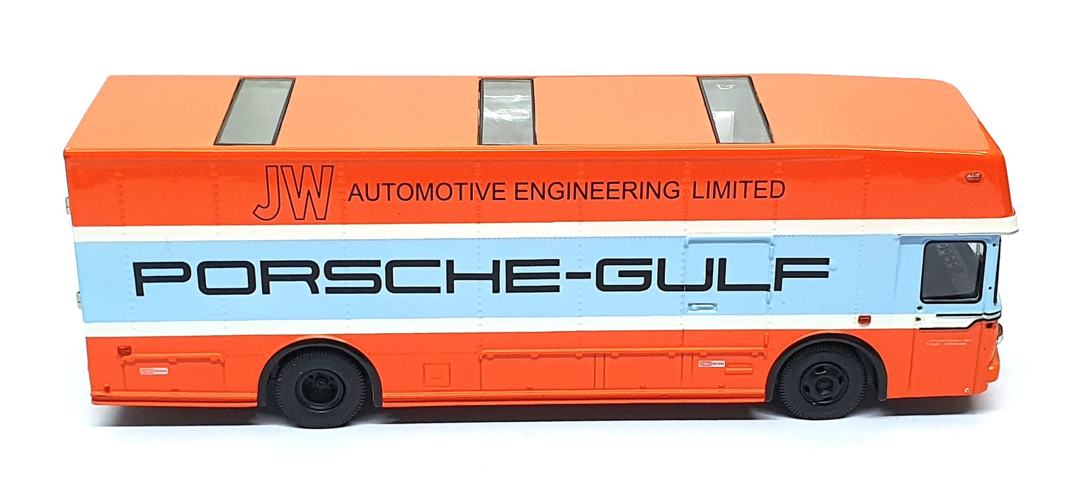 Schuco 1/43 Scale 45 037 2800 - Mercedes Benz Transporter Porsche Gulf