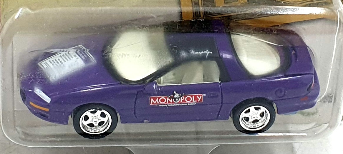Johnny Lightning 1/64 Scale 994-01 - Purple Monopoly Car with exclusive token