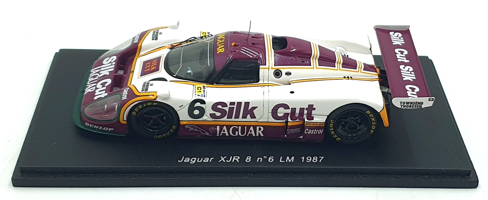 Spark Models 1/43 Scale S0760 - Jaguar XJR 8 #6 Le Mans 1987 with Decals