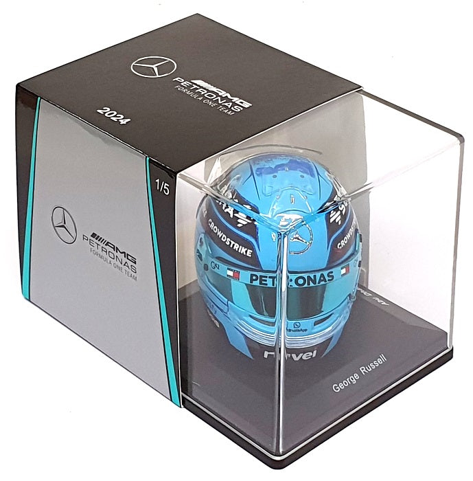 Spark 1/5 Scale 5HF182 - F1 Helmet George Russell AMG Petronas Abu Dhabi GP 2024