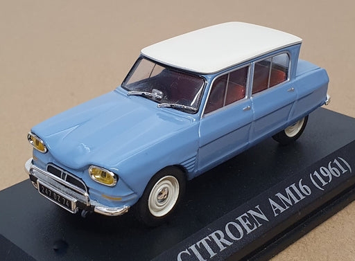 Altaya 1/43 Scale Diecast DZ74 - 1961 Citroen AM16 - Blue/White