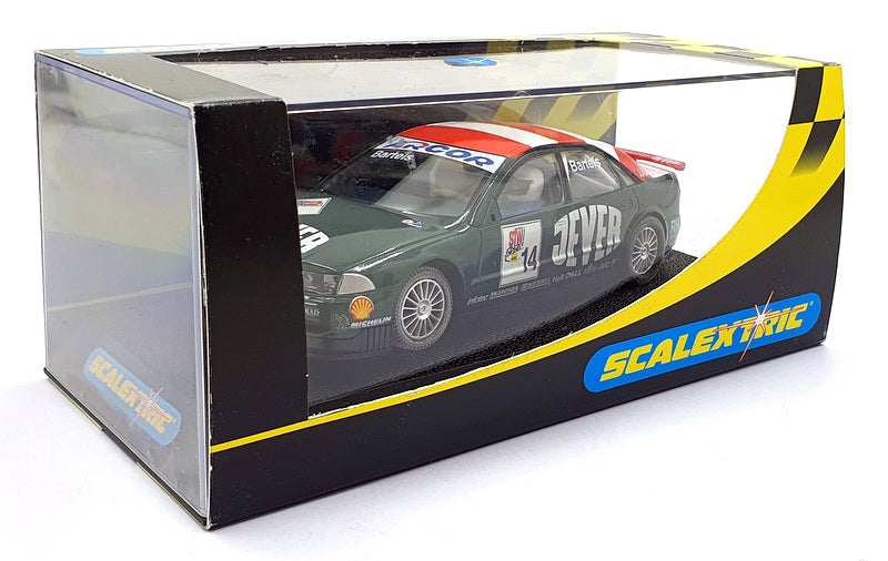 Scalextric 1/32 Scale Slot Car C2131 - Audi A4 #14 Euro Jever - Green
