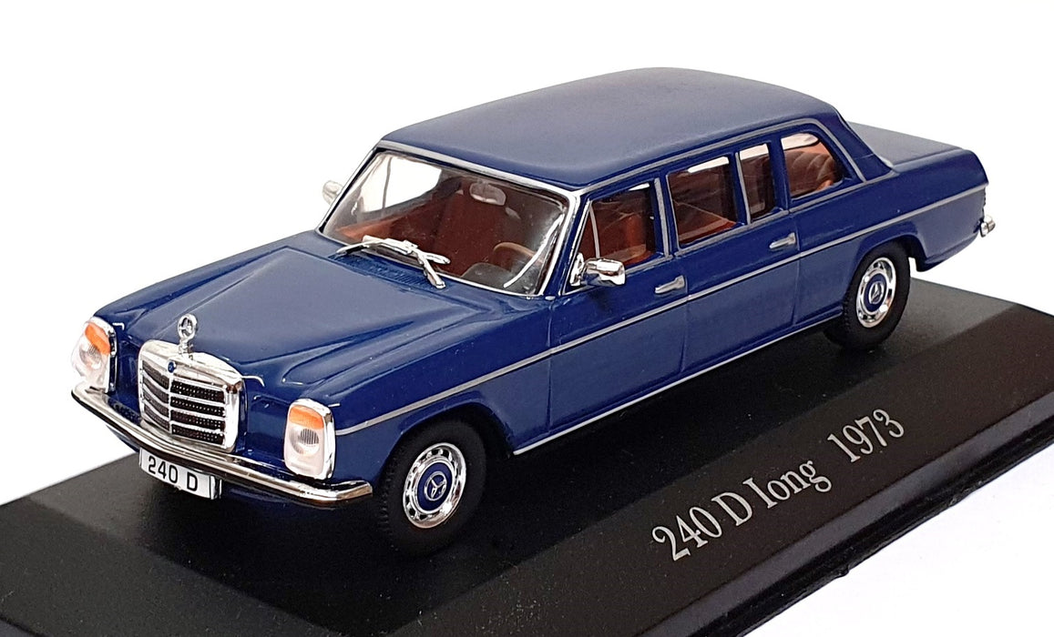 Altaya 1/43 Scale Diecast AT240B - 1973 Mercedes Benz 240 D Long - Blue