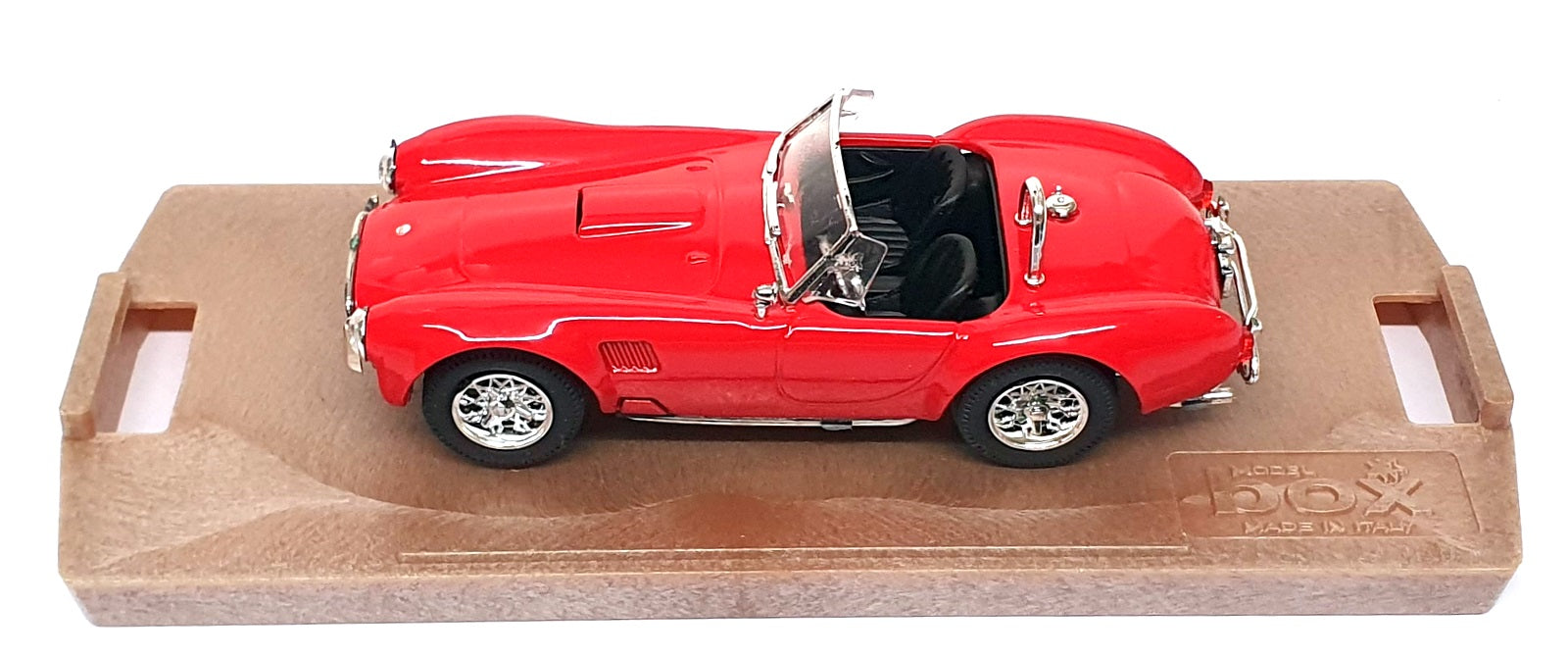 Box Model 1/43 Scale 8410 - AC Shelby Cobra Ruote A Raggi - Red