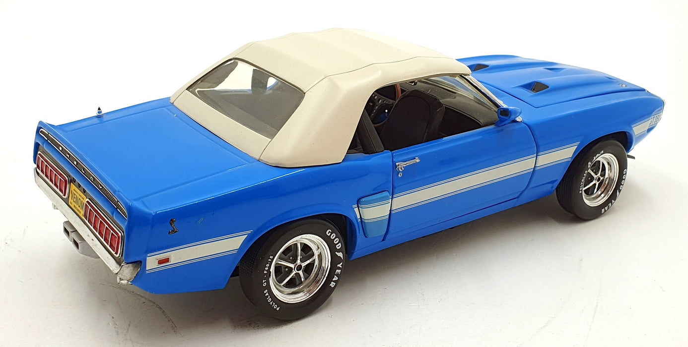 Ertl 1/18 Scale Diecast 32073 - 1969 Shelby Cobra GT-350 - Blue