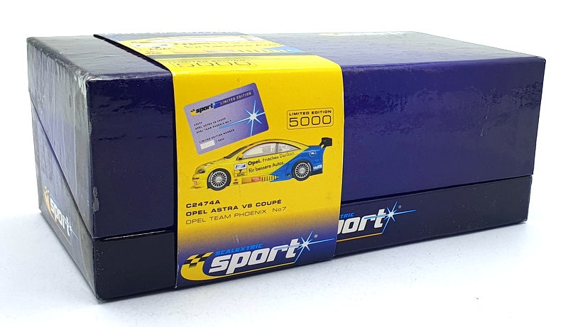 Scalextric 1/32 Scale Slot Car C2474A - Opel Astra V8 Coupe #7 T Phoenix Yellow