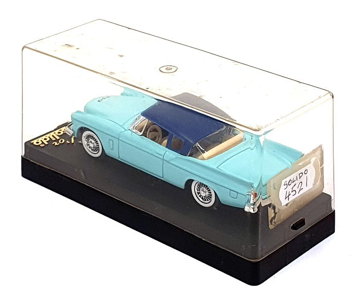 Solido 1/43 Scale Diecast 4521 - 1957 Studebaker Coupe - Turquoise/Blue