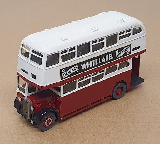 Anbrico 1/76 Scale Built Kit DD42 - Crossley D/Deck Bus - White/Maroon