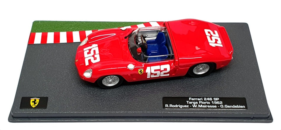 Altaya 1/43 Scale 28424K - Ferrari 246 SP #152 Targa Florio 1962 - Red