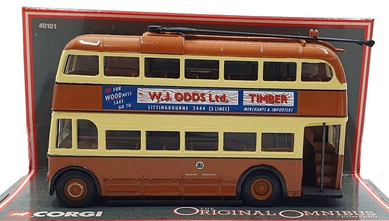 Corgi 1/76 Scale 40101 - Weyman Trolleybus Maidstone Corporation - R Barming