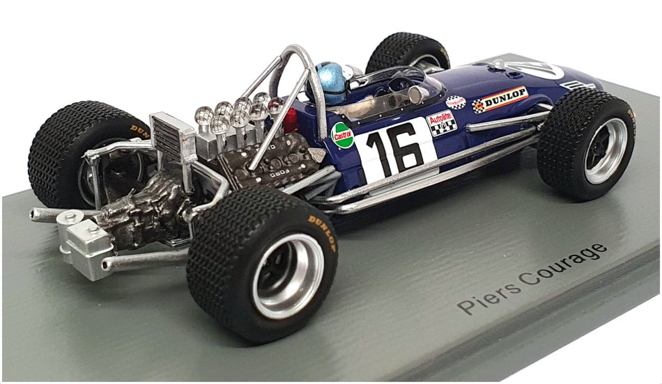 Spark 1/43 Scale S8317 - Brabham BT26A 2nd Monaco GP 1969 - #16 Courage