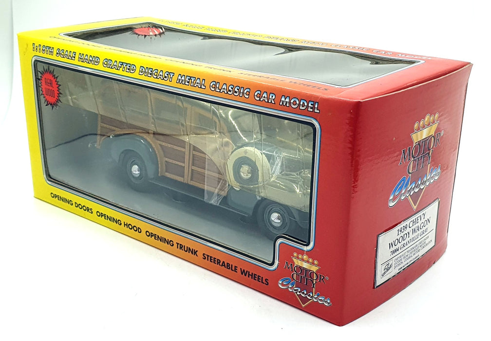 Motor City Classics 1/18 Scale Diecast 70004 - 1939 Chevy Woody Wagon Grey